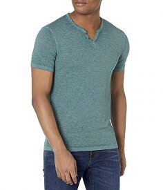 送料無料 ラッキーブランド Lucky Brand メンズ 男性用 ファッション Tシャツ Burnout Button Notch Shirt - June Bug