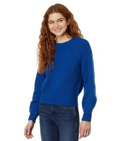 送料無料 Madewell レディース 女性用 ファッション セーター Directional-Knit Wedge Sweater - Noble Blue