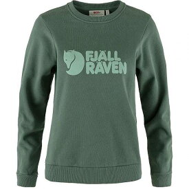 送料無料 フェールラーベン Fjallraven レディース 女性用 ファッション パーカー スウェット Fjallraven Logo Sweater - Deep Patina/Misty Green