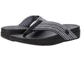 送料無料 フィットフロップ FitFlop レディース 女性用 シューズ 靴 サンダル Surfa Slip-on Sandals - All Black