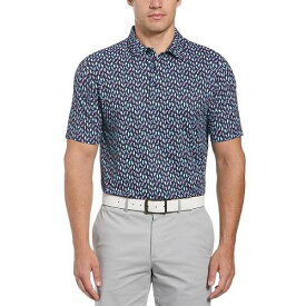 送料無料 キャラウェイ Callaway メンズ 男性用 ファッション ポロシャツ All-Over Birdie/Eagle Print Polo - Peacoat