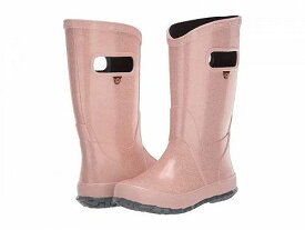 送料無料 ボグス Bogs Kids 女の子用 キッズシューズ 子供靴 ブーツ レインブーツ Rain Boot Glitter (Toddler/Little Kid/Big Kid) - Rose Gold