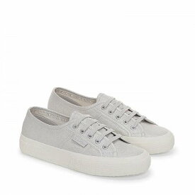 送料無料 スペルガ Superga レディース 女性用 シューズ 靴 スニーカー 運動靴 2750 pearl matte canvas - Grey Silver