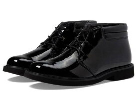送料無料 ベイツ Bates Footwear メンズ 男性用 シューズ 靴 ブーツ ワークブーツ Sentinel High Gloss Chukka - Black