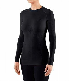 送料無料 ファルケ Falke レディース 女性用 ファッション アクティブシャツ ESS Sport Maximum Warm Long Sleeve - Black