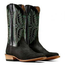 送料無料 アリアト Ariat メンズ 男性用 シューズ 靴 ブーツ ウエスタンブーツ Futurity Rider Western Boots - Smokey Roughout