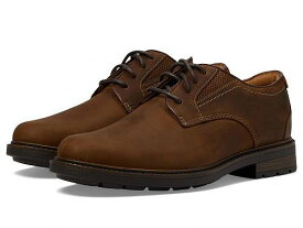 送料無料 クラークス Clarks メンズ 男性用 シューズ 靴 オックスフォード 紳士靴 通勤靴 Un Shire Low - Beeswax Leather