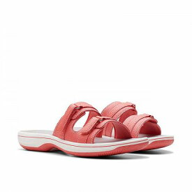 送料無料 クラークス Clarks レディース 女性用 シューズ 靴 サンダル Breeze Piper - Coral Synthetic