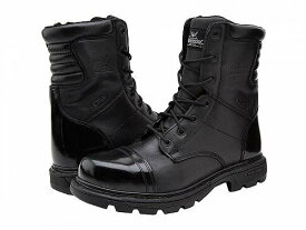 送料無料 ソログッド Thorogood メンズ 男性用 シューズ 靴 ブーツ ワークブーツ 8 Inch Side Zipper Work Boot - Black