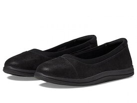 送料無料 クラークス Clarks レディース 女性用 シューズ 靴 フラット Breeze Ayla - Black Synthetic