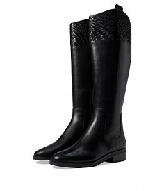 送料無料 コールハーン Cole Haan レディース 女性用 シューズ 靴 ブーツ ロングブーツ Hampshire Riding Boot - Black Leather/Black Suede