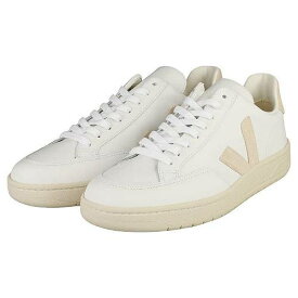 送料無料 VEJA メンズ 男性用 シューズ 靴 スニーカー 運動靴 V-12 - Leather White/Extra White/Sable