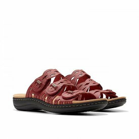 送料無料 クラークス Clarks レディース 女性用 シューズ 靴 サンダル Laurieann Ruby - Red Leather