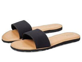 送料無料 ヴォルコム Volcom レディース 女性用 シューズ 靴 サンダル Simple Slide Sandals - Black 1