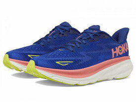 送料無料 ホカ Hoka レディース 女性用 シューズ 靴 スニーカー 運動靴 Clifton 9 - Evening Sky/Coral