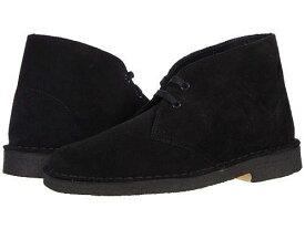 送料無料 クラークス Clarks レディース 女性用 シューズ 靴 ブーツ チャッカブーツ アンクル Desert Boot - Black Suede 1