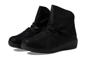 送料無料 スケッチャーズ SKECHERS レディース 女性用 シューズ 靴 ブーツ アンクル ショートブーツ Arya - Fresher Trick - Black/Black
