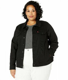 送料無料 リーバイス Levi&#039;s(R) Womens レディース 女性用 ファッション アウター ジャケット コート ジャケット Trucker Jacket - Black/Black