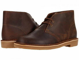 送料無料 クラークス Clarks メンズ 男性用 シューズ 靴 ブーツ チャッカブーツ Bushacre 3 - Beeswax Leather