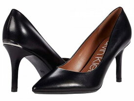 送料無料 カルバンクライン Calvin Klein レディース 女性用 シューズ 靴 ヒール Gayle Pump - Black Leather 1