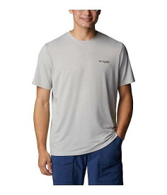 送料無料 コロンビア Columbia メンズ 男性用 ファッション Tシャツ PFG(TM) Fish Flag Tech Tee Short Sleeve - Cool Grey/Black Gradient Graphic