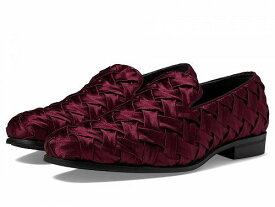 送料無料 ステーシーアダムス Stacy Adams メンズ 男性用 シューズ 靴 オックスフォード 紳士靴 通勤靴 Savoir Satin Slip-On Loafer - Burgundy