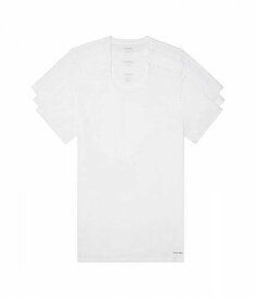 送料無料 カルバンクライン Calvin Klein Underwear メンズ 男性用 ファッション Tシャツ Cotton Classics Multipack Short Sleeve Crew - White