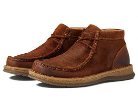 送料無料 ボーン Born メンズ 男性用 シューズ 靴 ブーツ チャッカブーツ Brock - Brown Distressed Leather