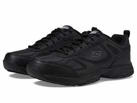 送料無料 スケッチャーズ SKECHERS Work メンズ 男性用 シューズ 靴 スニーカー 運動靴 Dighton - Black Synthetic/Leather
