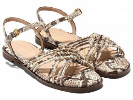 送料無料 コールハーン Cole Haan レディース 女性用 シューズ 靴 サンダル Jitney Knot Sandals - Sandollar Soho Snake Prnt Leather