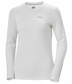 送料無料 ヘリーハンセン Helly Hansen レディース 女性用 ファッション アクティブシャツ Lifa Active Solen Long Sleeve - White 1