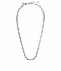 送料無料 Madewell レディース 女性用 ジュエリー 宝飾品 ネックレス Herringbone Chain Necklace - Light Silver Ox