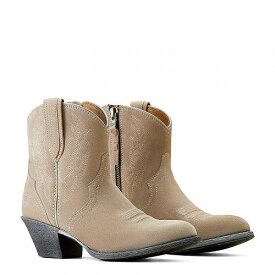 送料無料 アリアト Ariat レディース 女性用 シューズ 靴 ブーツ アンクル ショートブーツ Harlan Western Boots - Granite Grey Suede