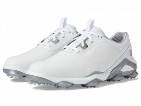 送料無料 フットジョイ FootJoy メンズ 男性用 シューズ 靴 スニーカー 運動靴 Tour Alpha Golf Shoes - White/White/Silver