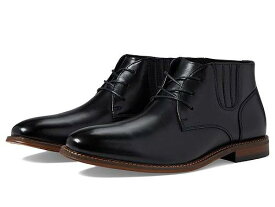 送料無料 ステーシーアダムス Stacy Adams メンズ 男性用 シューズ 靴 ブーツ チャッカブーツ Maxwell Plain Toe Demi Boot - Black