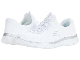 送料無料 スケッチャーズ SKECHERS レディース 女性用 シューズ 靴 スニーカー 運動靴 Summits-Cool Classic - White/Silver