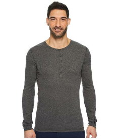 送料無料 ツーバイスト 2(X)IST メンズ 男性用 ファッション Tシャツ Essentials L/S Henley - Charcoal