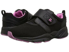 プロペット Propét レディース 女性用 シューズ 靴 スニーカー 運動靴 Stability X Strap - Black/Berry