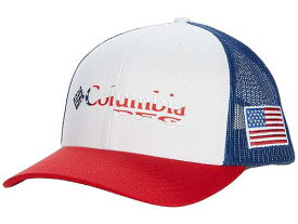 送料無料 コロンビア Columbia ファッション雑貨 小物 帽子 タッカーハット PFG Mesh Snap Back Ballcap - Red Spark/US Flag