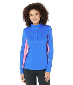 送料無料 アンダーアーマー Under Armour レディース 女性用 ファッション アウター ジャケット コート ジャケット Storm Midlayer 1/2 Zip - Versa Blue/Pink Punk/Metallic Silver