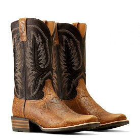 送料無料 アリアト Ariat メンズ 男性用 シューズ 靴 ブーツ ウエスタンブーツ Stadtler Western Boots - Smoked Tan