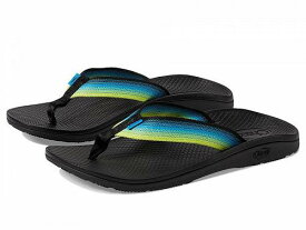 送料無料 チャコ Chaco メンズ 男性用 シューズ 靴 サンダル Classic Flip - Fade Cyber Lime 1