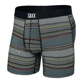 送料無料 サックスアンダーウエアー SAXX UNDERWEAR メンズ 男性用 ファッション 下着 Vibe Super Soft Boxer Brief - Hyperactive Stripe/Multi