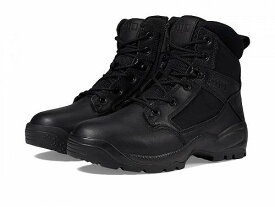 送料無料 ファイブイレブンタクティカル 5.11 Tactical メンズ 男性用 シューズ 靴 ブーツ ワークブーツ 6&quot; ATAC 2.0 Side Zip - Black 1