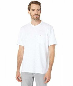 送料無料 トミーバハマ Tommy Bahama メンズ 男性用 ファッション Tシャツ Bali Beach Crew Short Sleeve - White