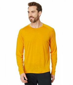 送料無料 スマートウール Smartwool メンズ 男性用 ファッション アクティブシャツ Active Ultralite Long Sleeve - Honey Gold