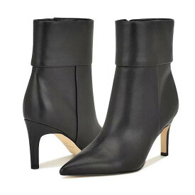 送料無料 ナインウエスト Nine West レディース 女性用 シューズ 靴 ブーツ アンクル ショートブーツ Gemms - Black Leather
