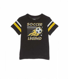 送料無料 Chaser Kids 男の子用 ファッション 子供服 Tシャツ Soccer Legend Tee (Toddler/Little Kids) - Vintage Black