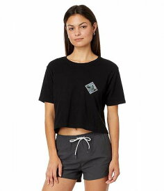 送料無料 Salty Crew レディース 女性用 ファッション Tシャツ Tippet Fill Crop Tee - Black