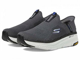 送料無料 スケッチャーズ SKECHERS メンズ 男性用 シューズ 靴 スニーカー 運動靴 Hands Free Slip-Ins - Max Cushion Premier 2.0 - Charcoal/Black